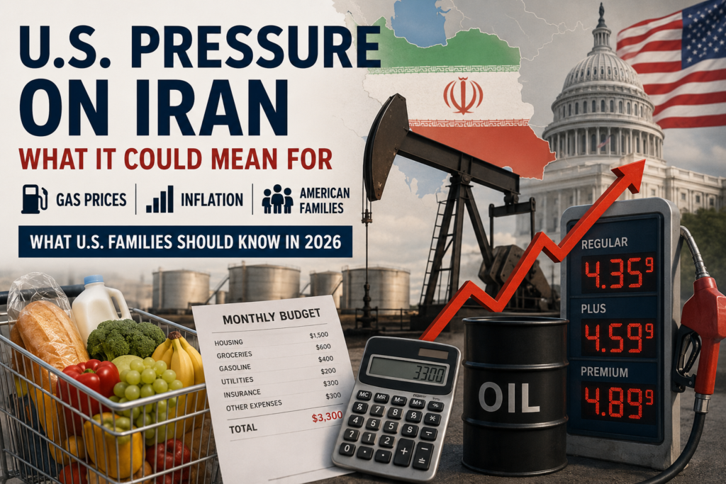 U.S. pressure on Iran in 2026 and its impact on oil prices, gas prices, inflation and American families