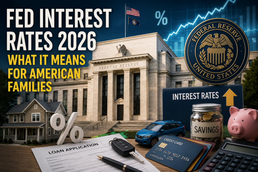 Fed Interest Rates 2026 impact on American families