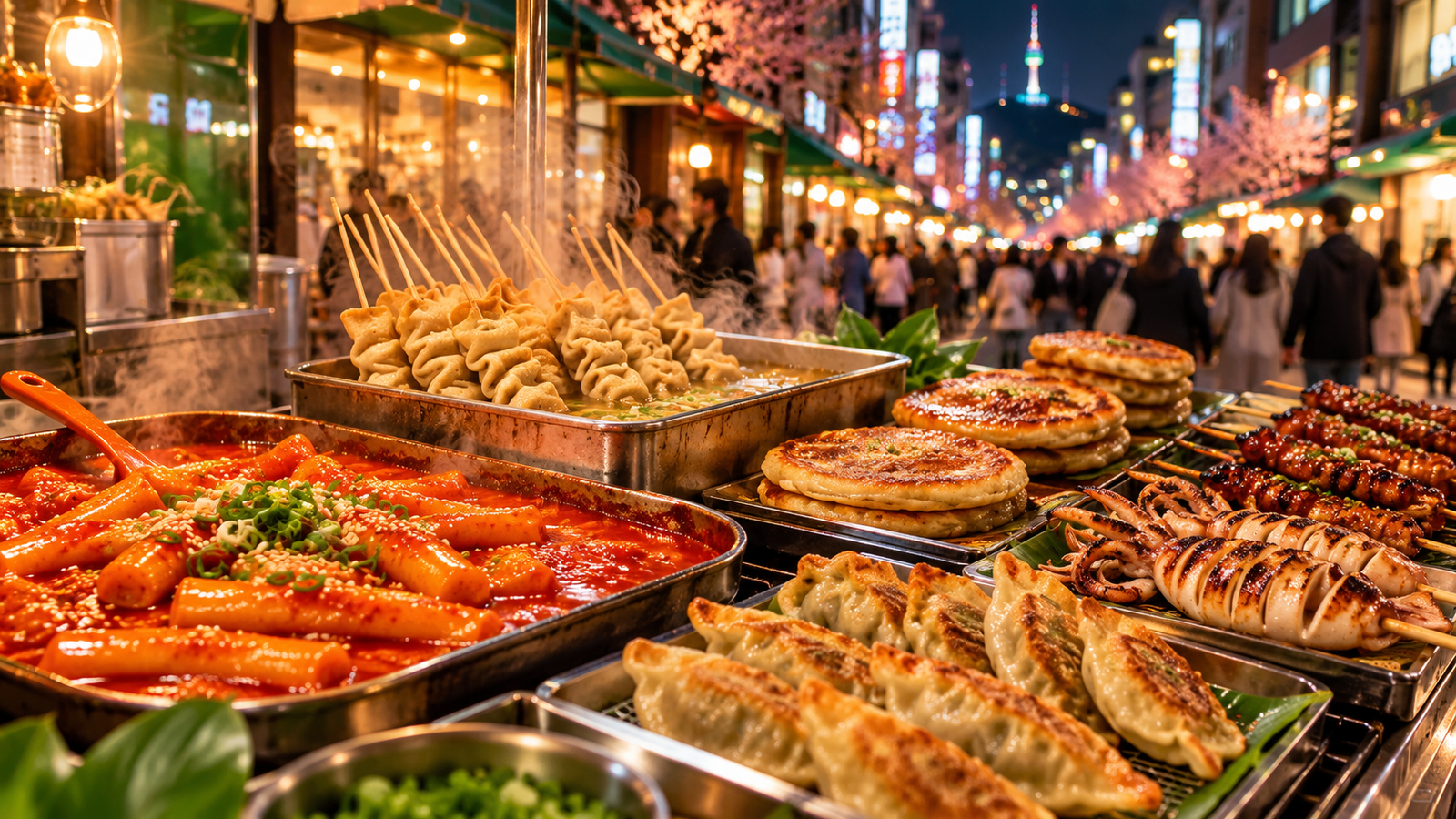 Myeongdong After Dark: Korean Foods to Try at Night