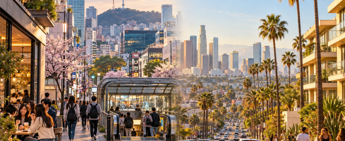 Seoul vs. Los Angeles for Young Adults: Where Is Life Better?