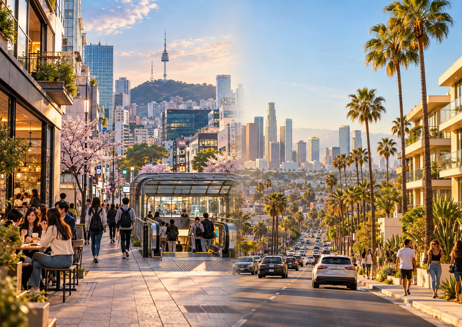 Seoul vs. Los Angeles for Young Adults: Where Is Life Better?