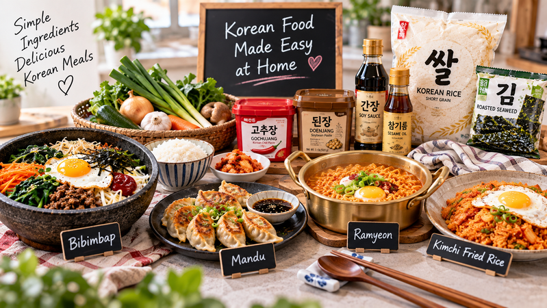 Korean Grocery Shopping for Beginners: What to Buy First