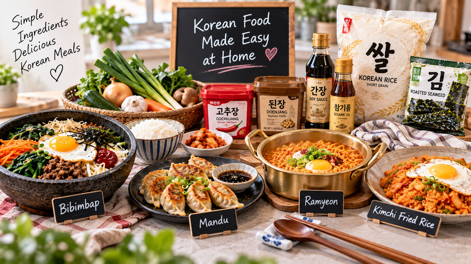Korean Grocery Shopping for Beginners: What to Buy First